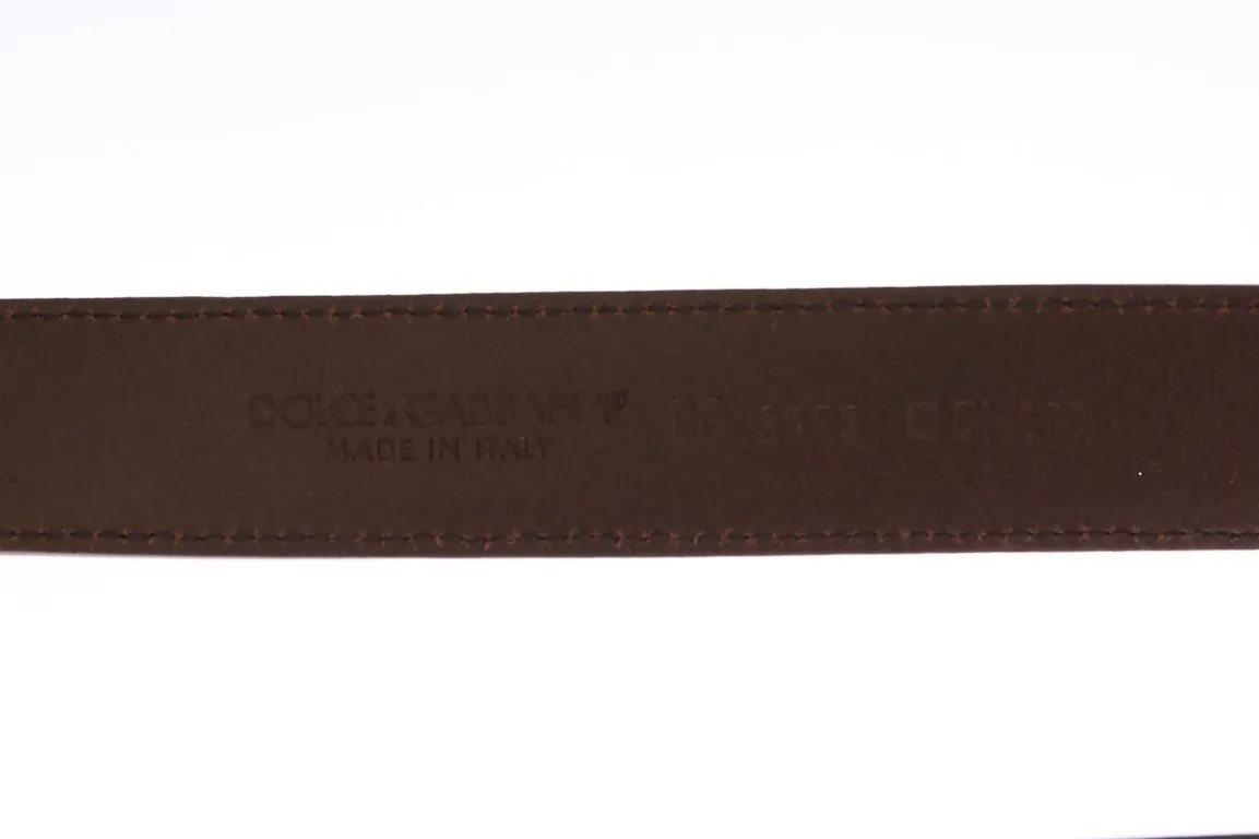 Red Leather Gold Buckle Belt