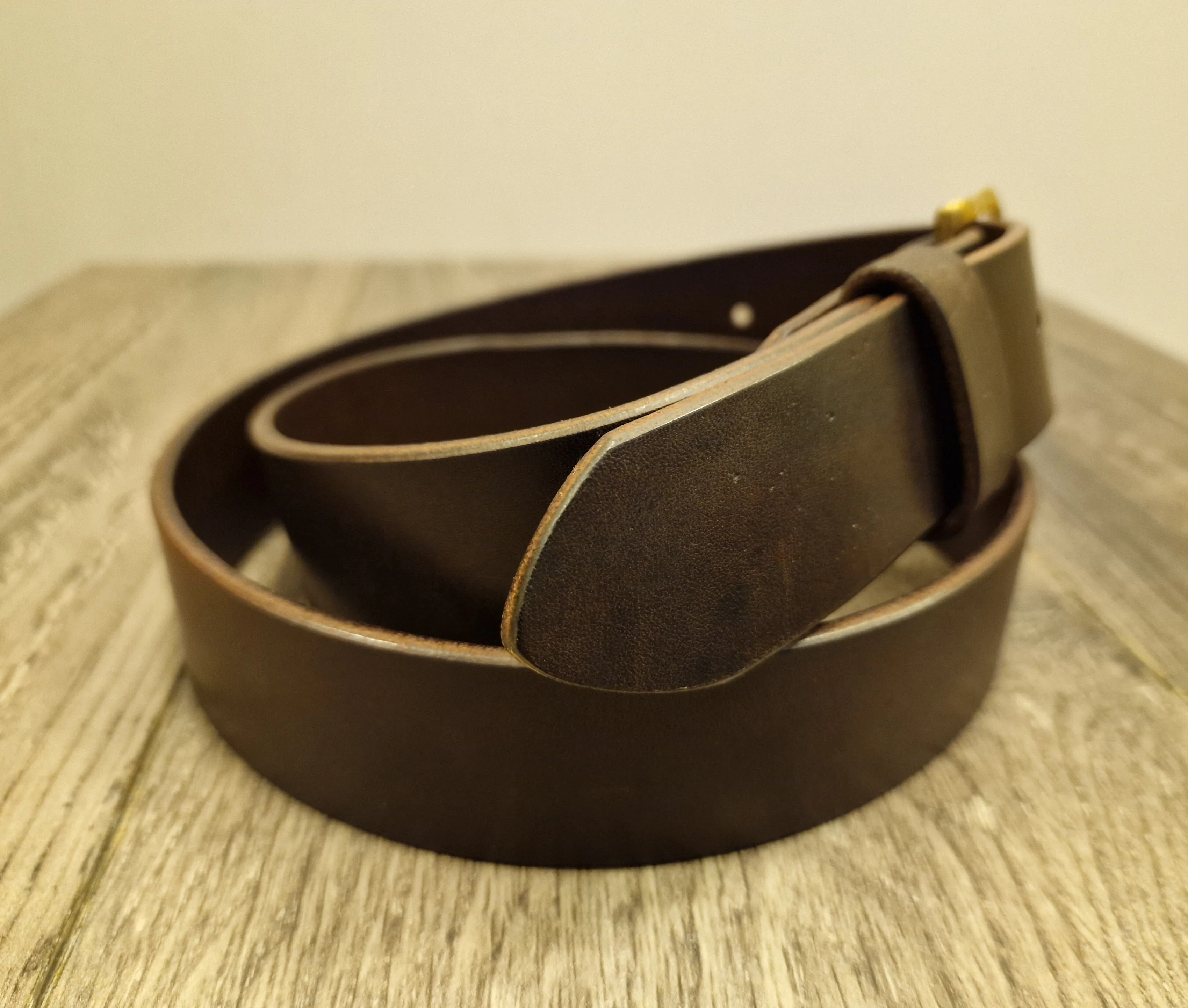 Retreat Clothing Handmade 38mm Dark Brown Belt