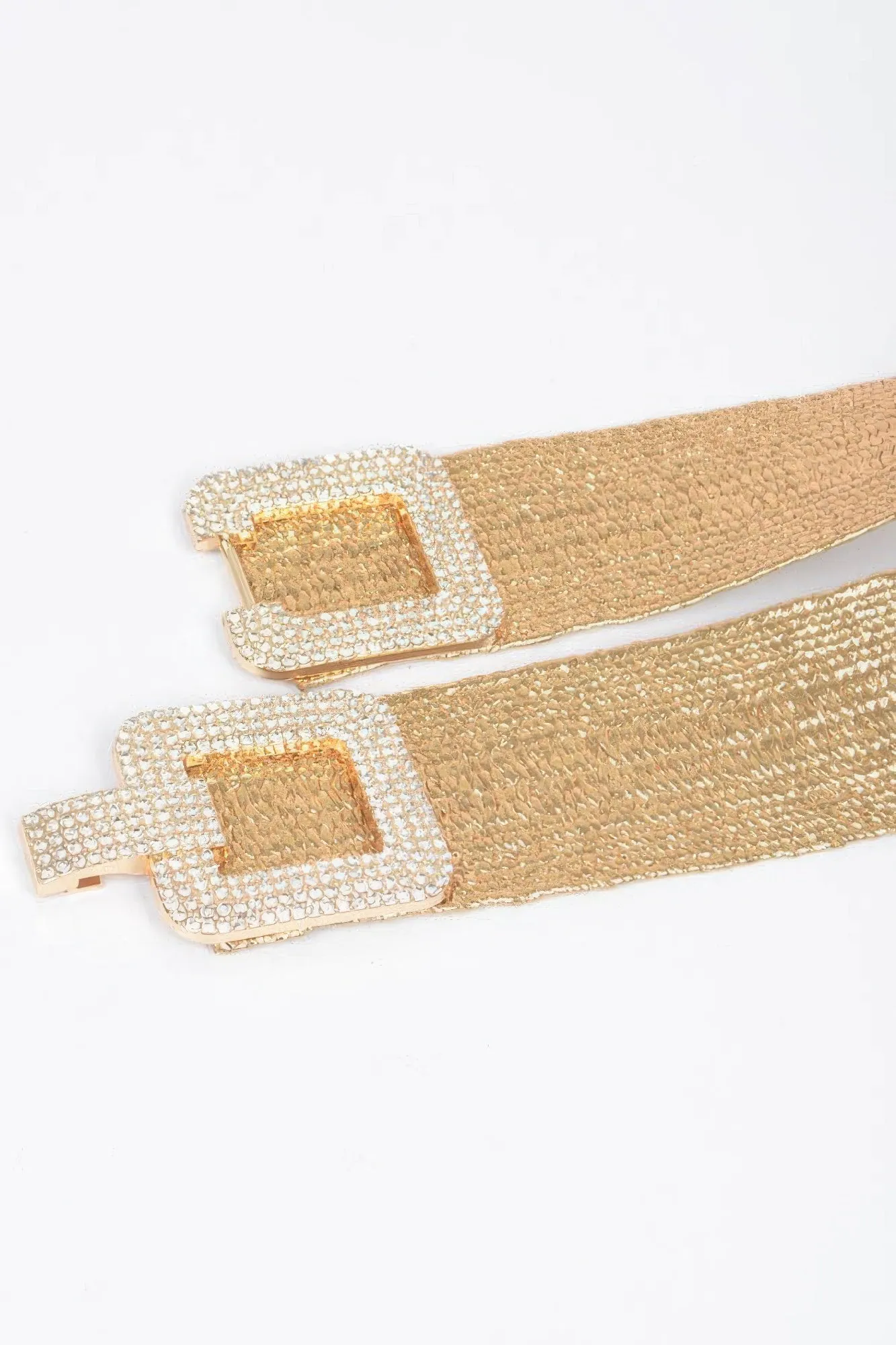 Rhinestone Elastic Belt