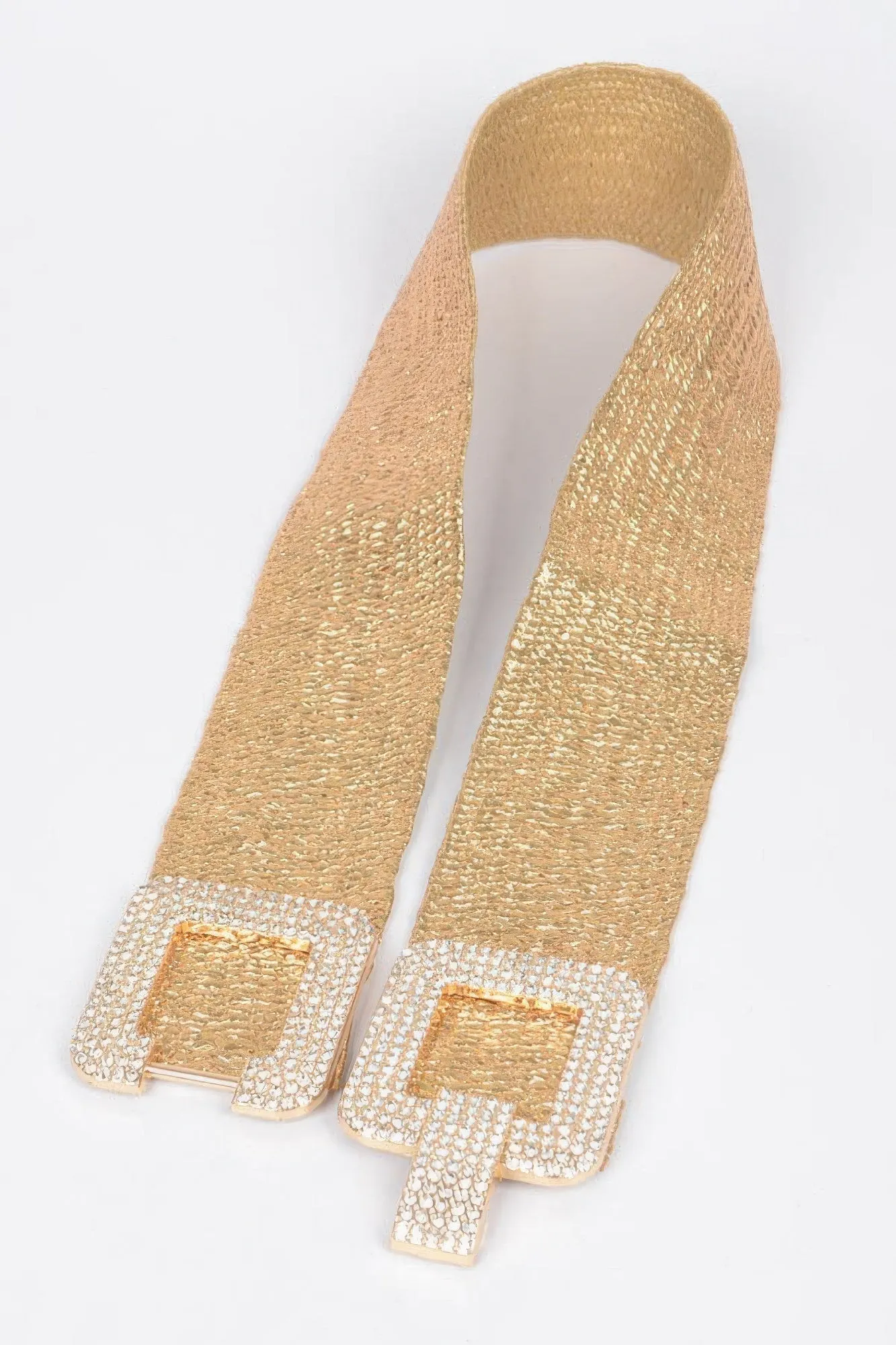 Rhinestone Elastic Belt