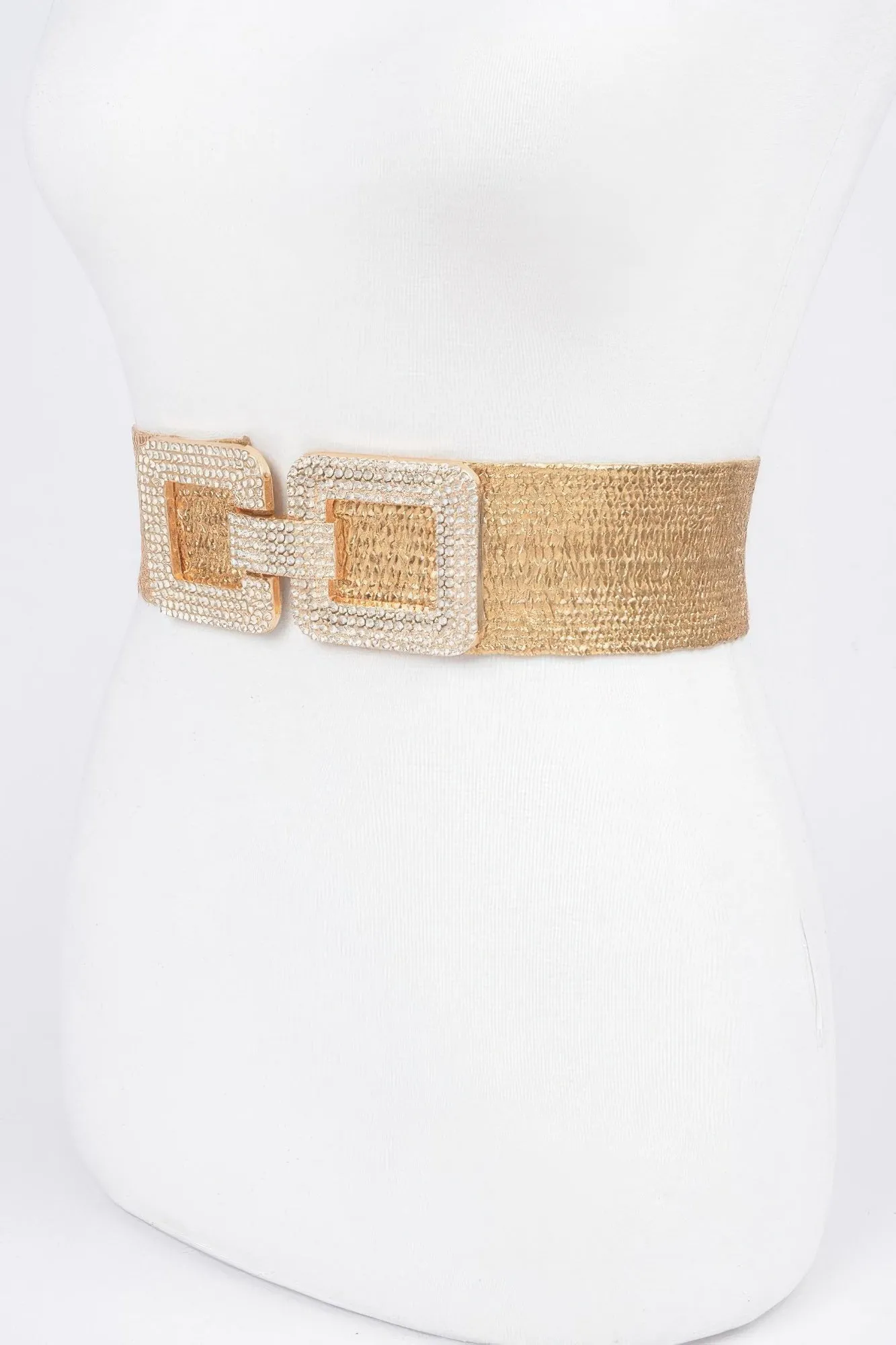Rhinestone Elastic Belt