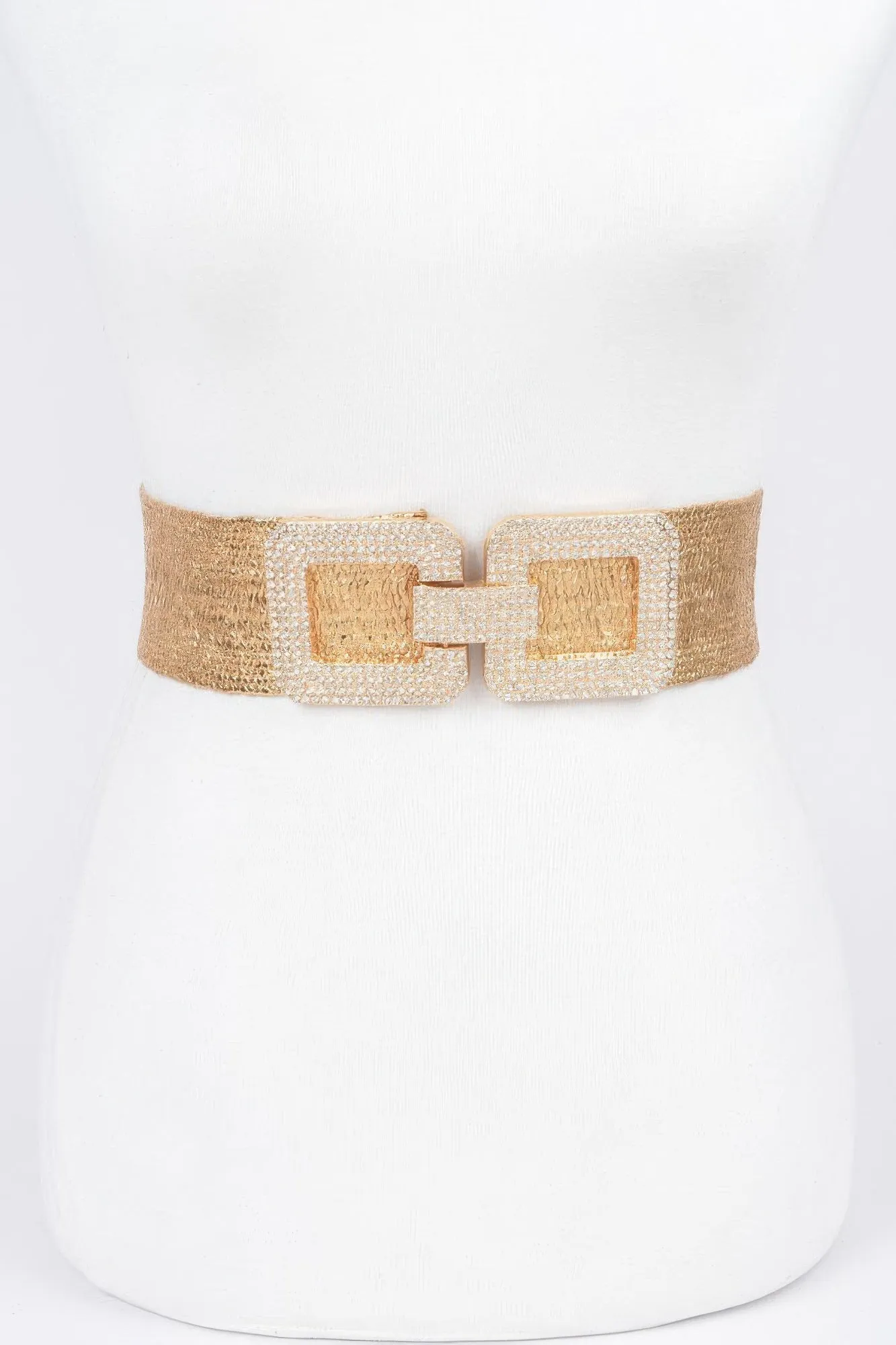 Rhinestone Elastic Belt