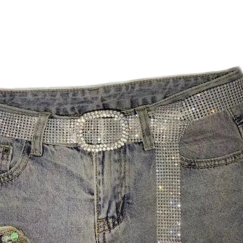 Rhinestone Embellished Belt