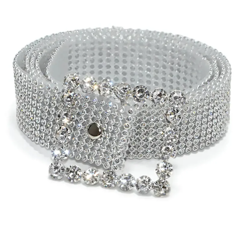 Rhinestone Embellished Belt