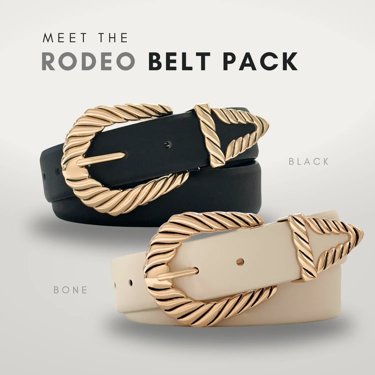 RODEO PACK - BLACK & CREAM