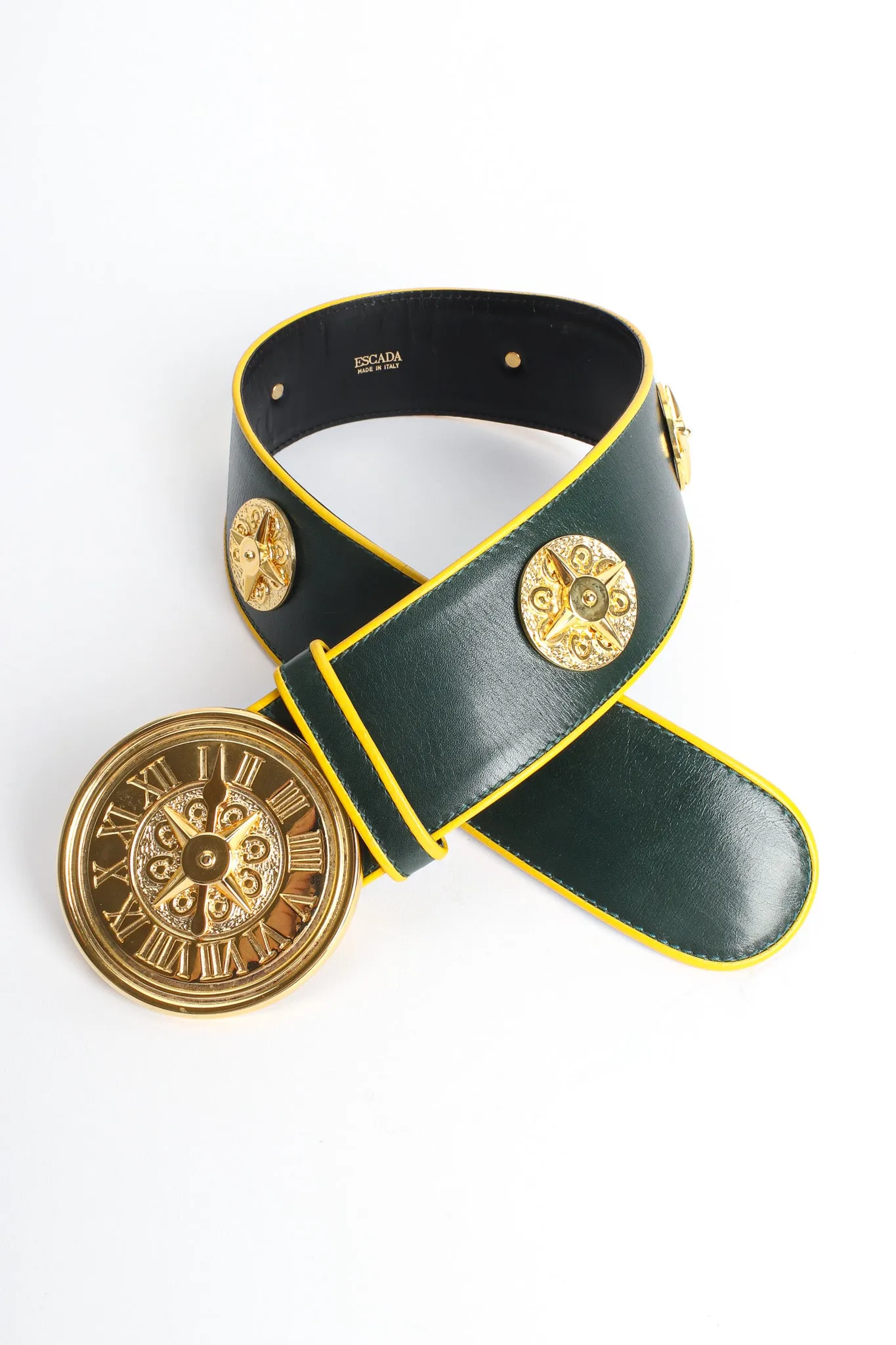 Roman Compass Leather Belt