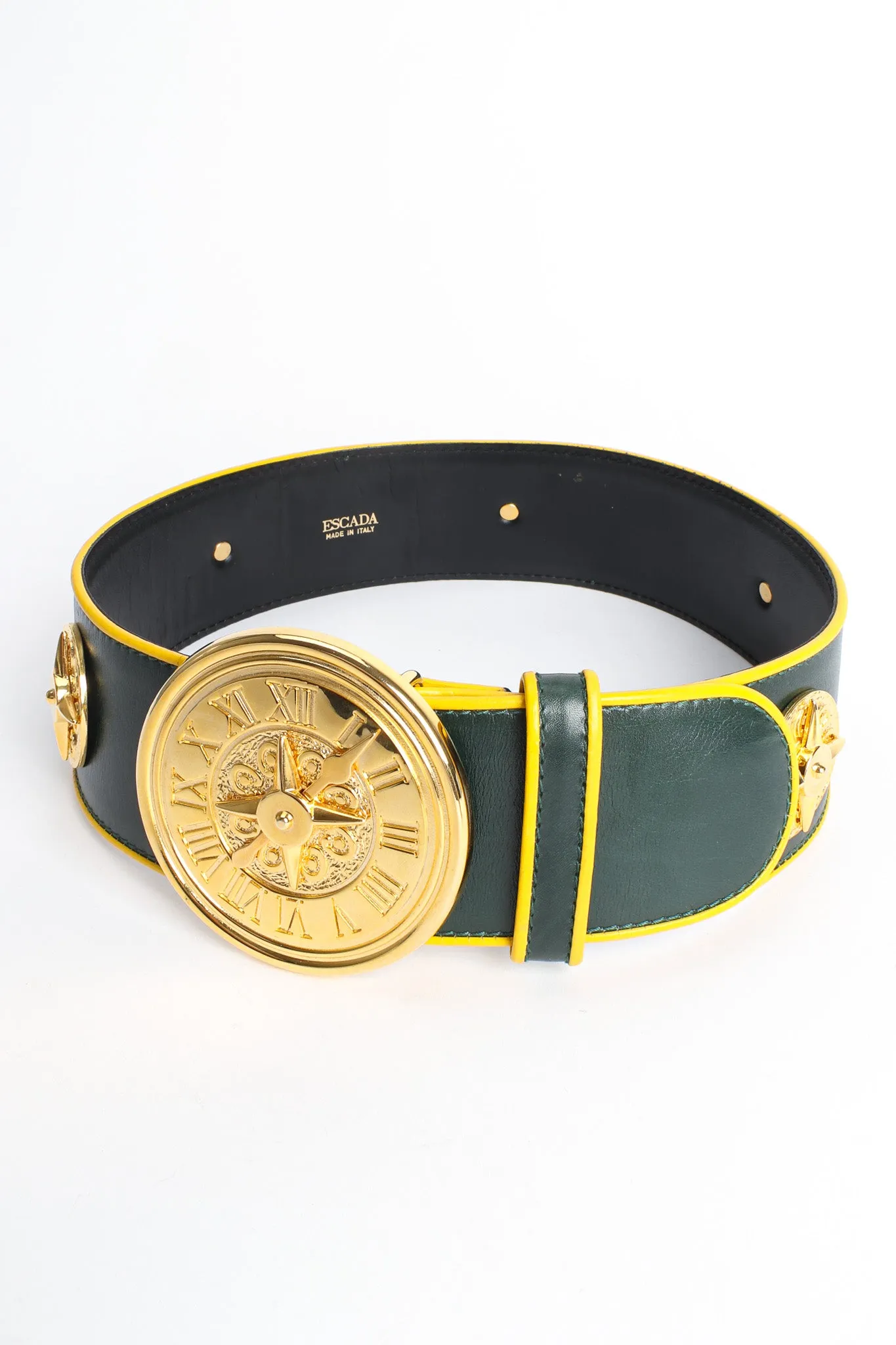 Roman Compass Leather Belt