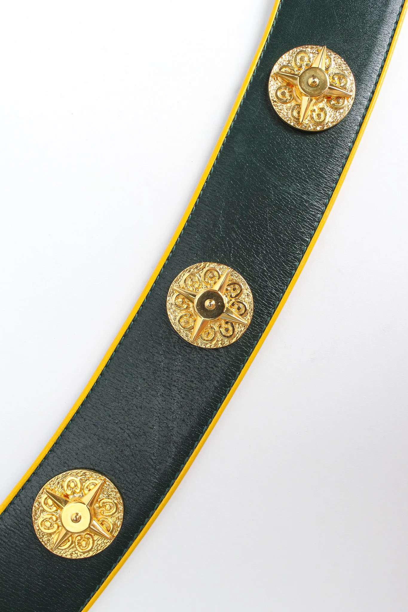 Roman Compass Leather Belt
