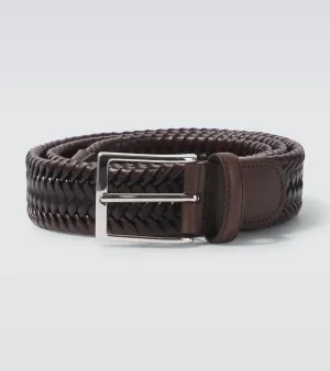 Rubinacci Woven leather belt