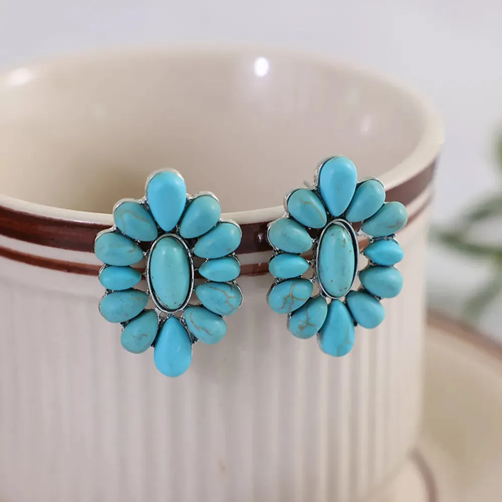 Sacred Stone Turquoise Earrings