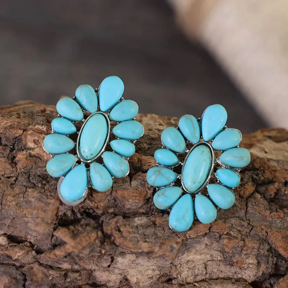 Sacred Stone Turquoise Earrings