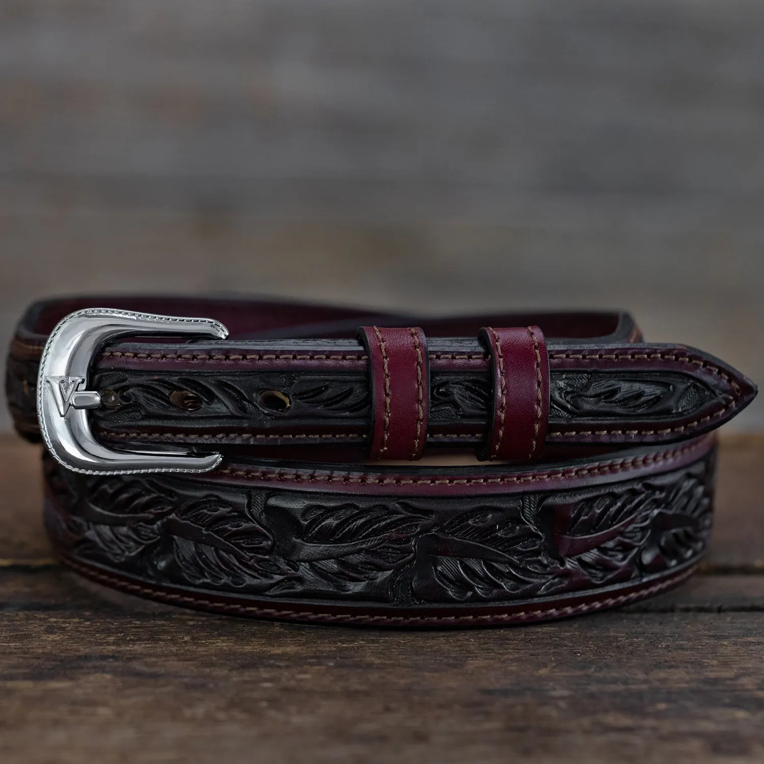Saddle Brown Over Under Leaf