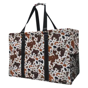 !SALE! Mocha Cow NGIL Mega Shopping Utility Tote Bag
