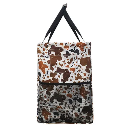 !SALE! Mocha Cow NGIL Mega Shopping Utility Tote Bag