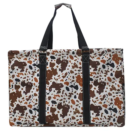!SALE! Mocha Cow NGIL Mega Shopping Utility Tote Bag
