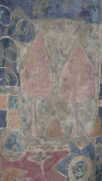 Salon Client Gown In Tapestry Abstract