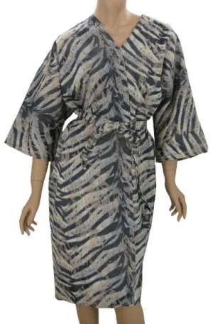 Salon Client Gown In Tapestry Zebra