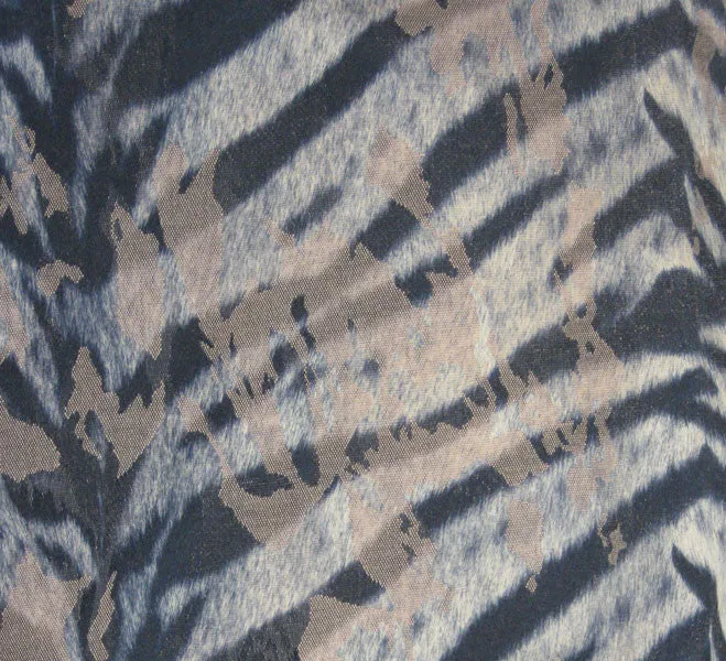 Salon Client Gown In Tapestry Zebra