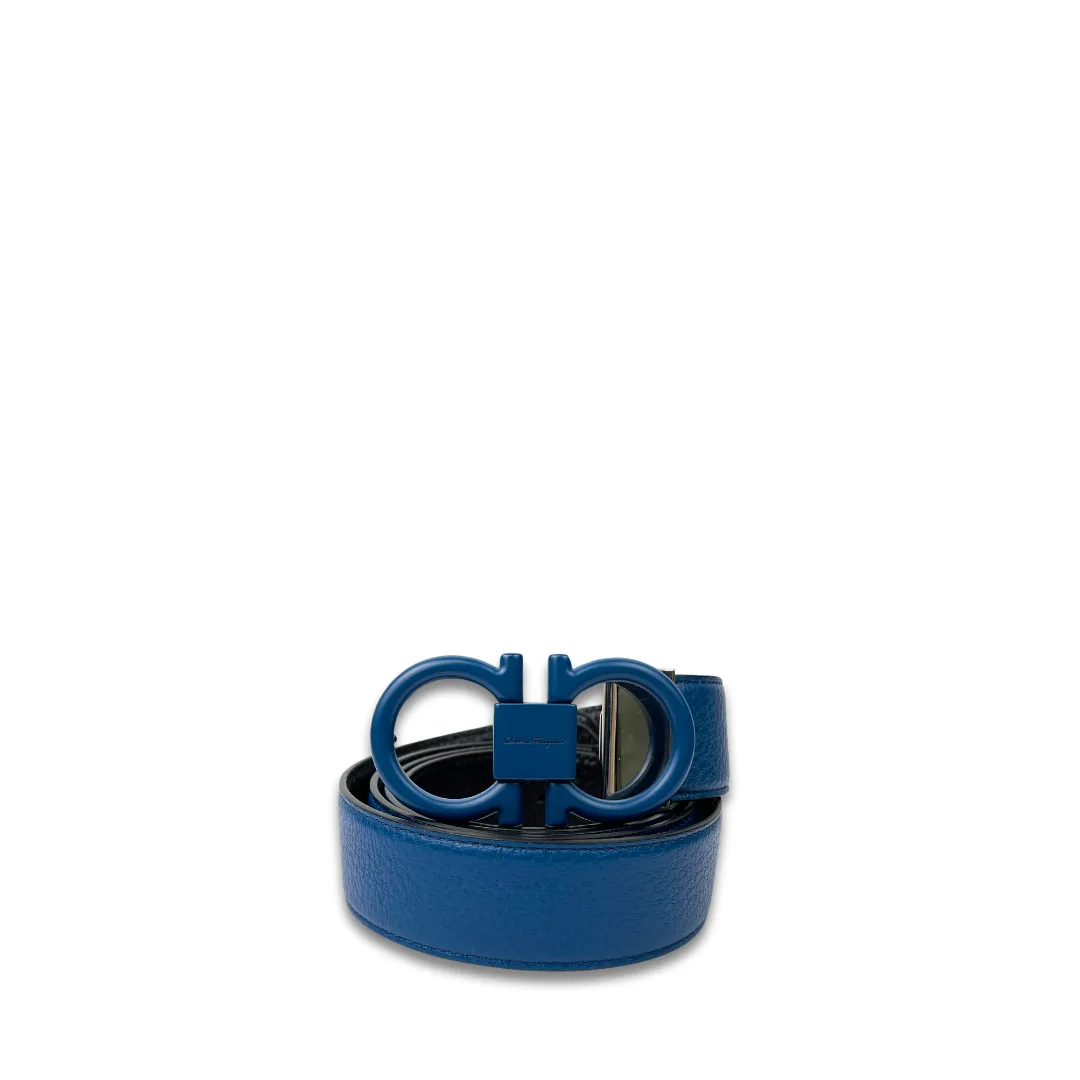 Salvatore Ferragamo Reversible Double Gancini Belt - Size 115