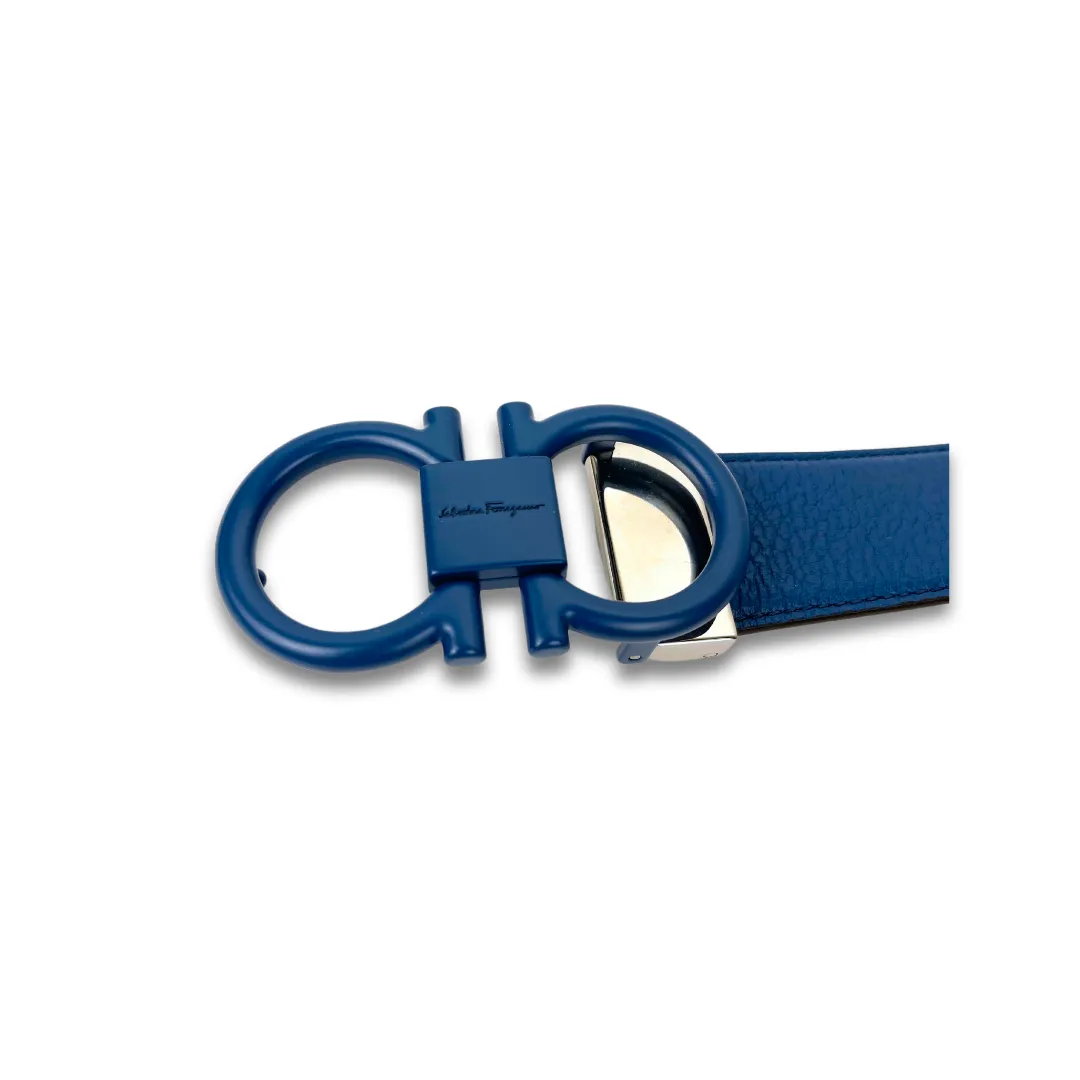 Salvatore Ferragamo Reversible Double Gancini Belt - Size 115