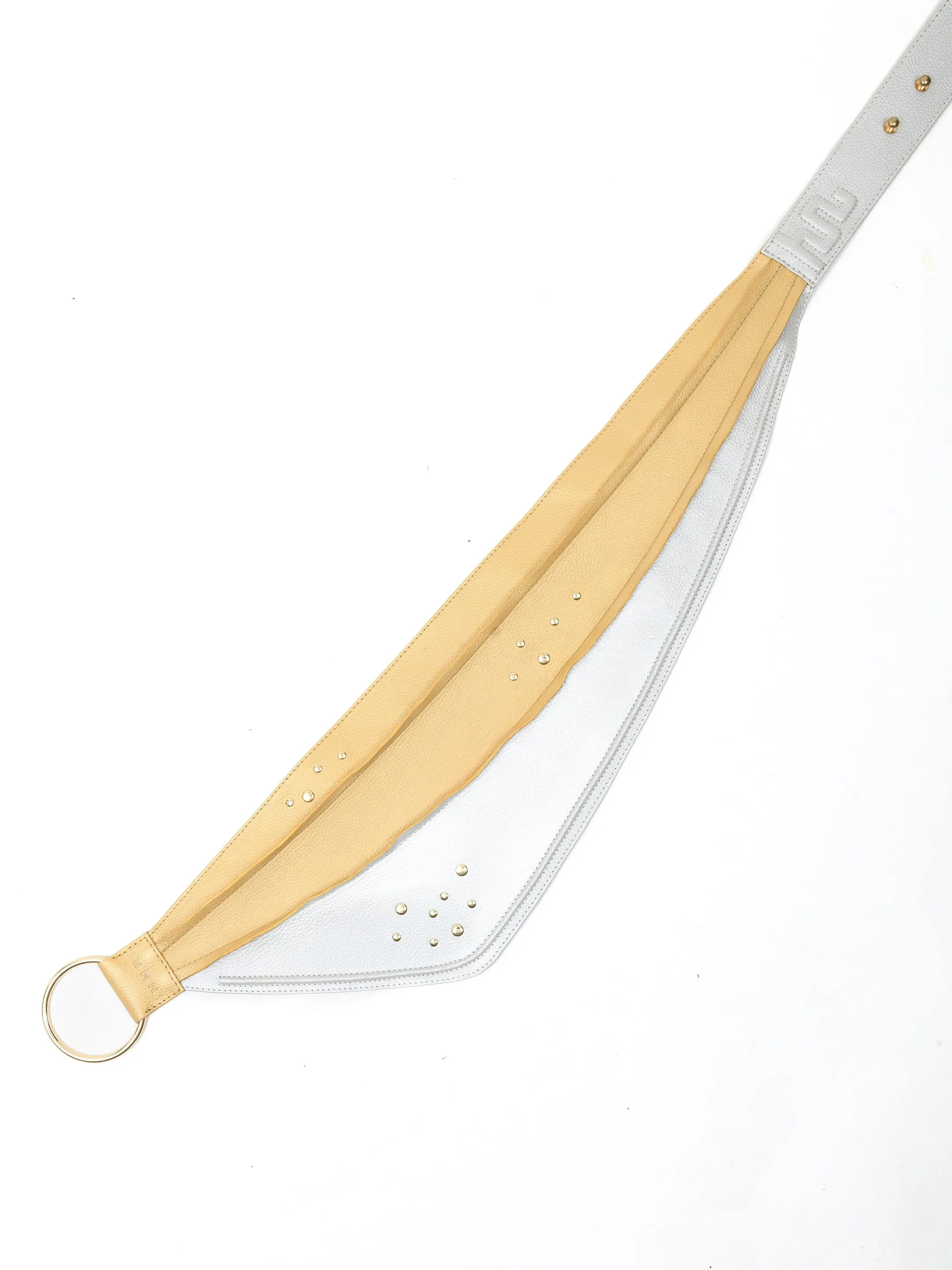 Scarf Belt In Gold And Silver