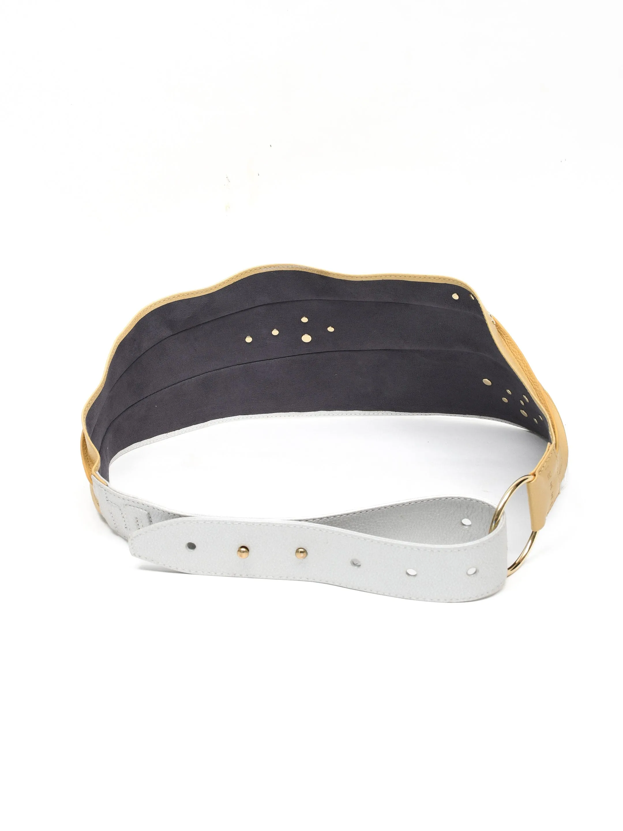Scarf Belt In Gold And Silver