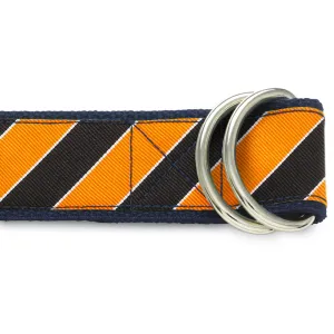 Scholastic Orange/Black - D-Ring Belts