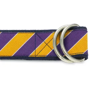 Scholastic Purple/Gold - D-Ring Belts