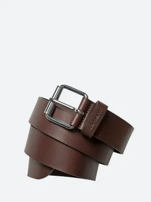 Script Belt Cow Leather