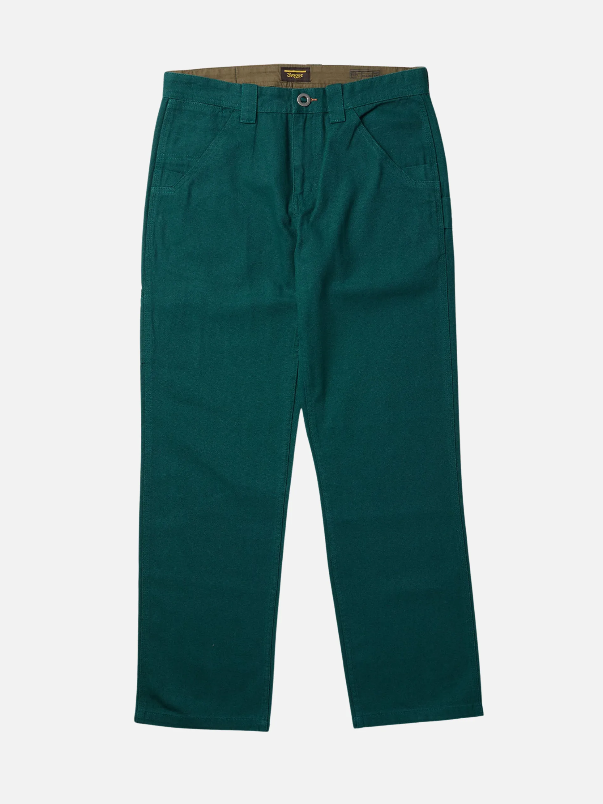 Seager Bison Canvas Pants - Tough Teal