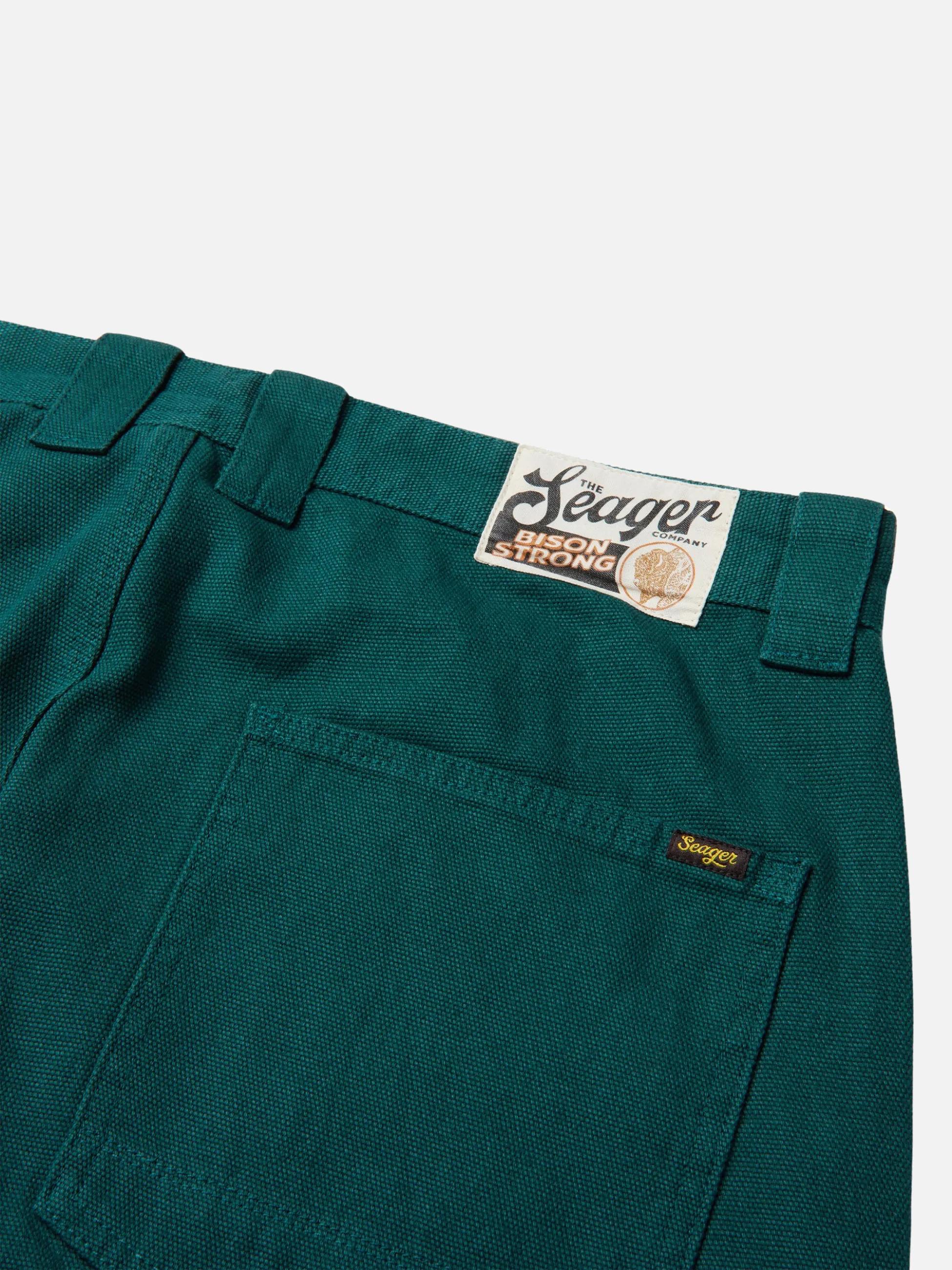 Seager Bison Canvas Pants - Tough Teal