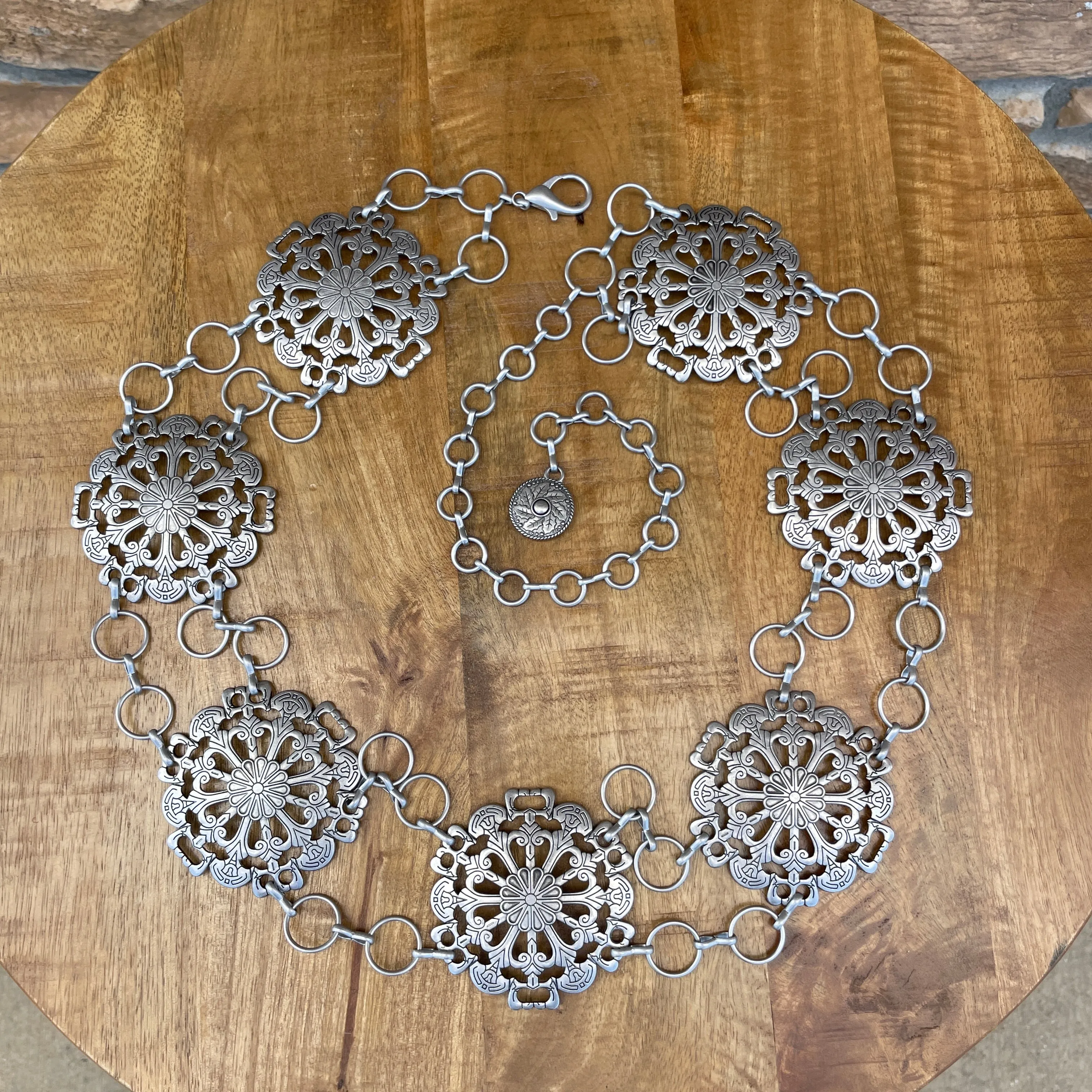 Selena Silver Concho Belt