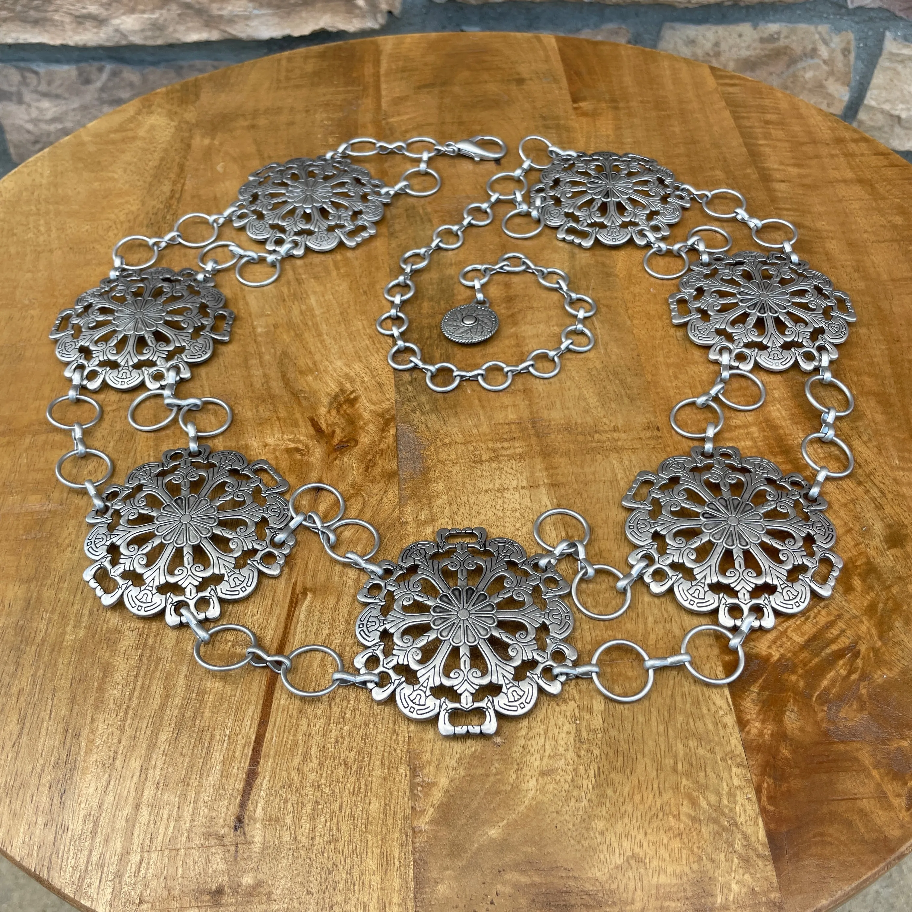Selena Silver Concho Belt