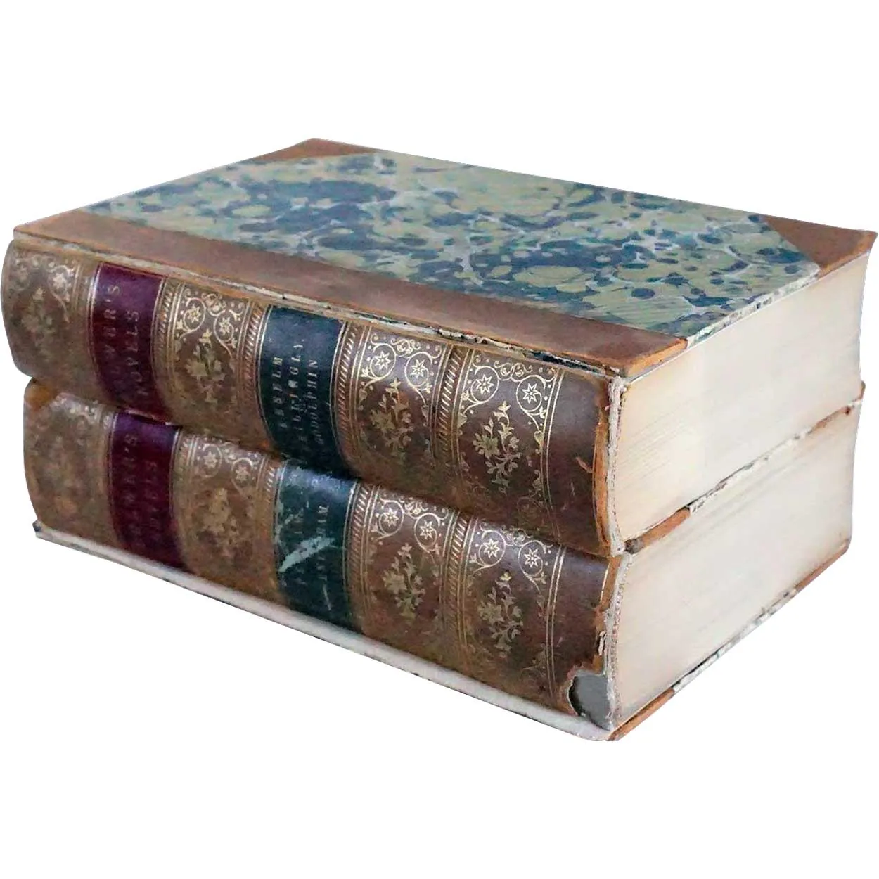 Set of Two Books: Bulwer's Novels by Lord Edward Bulwer Lytton