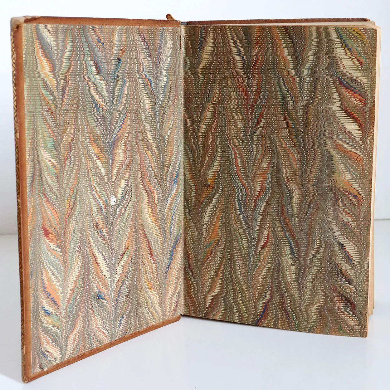 Set of Two Leather Bound Books: The Works of Washington Irving, Volume I-II