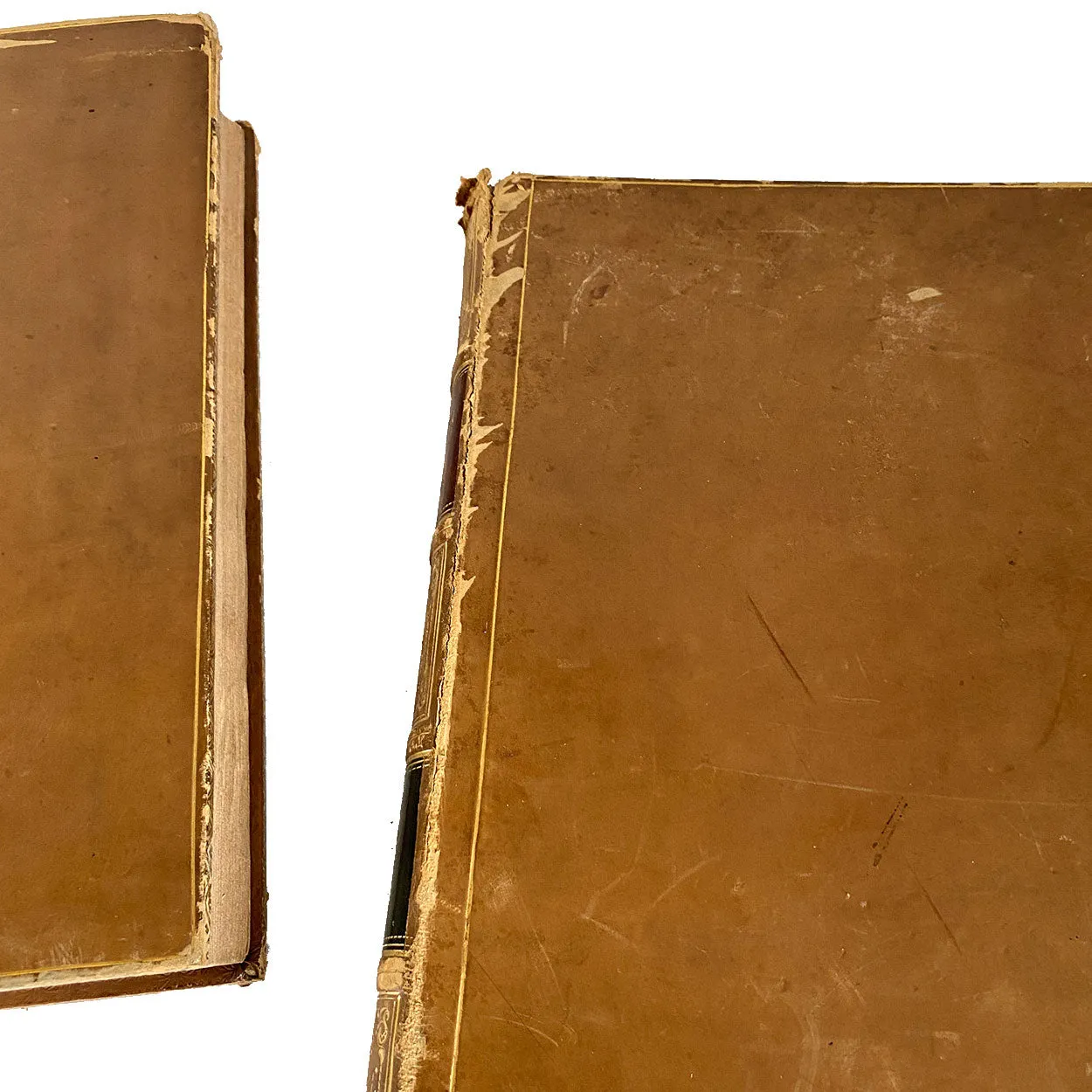 Set of Two Leather Bound Books: The Works of Washington Irving, Volume I-II