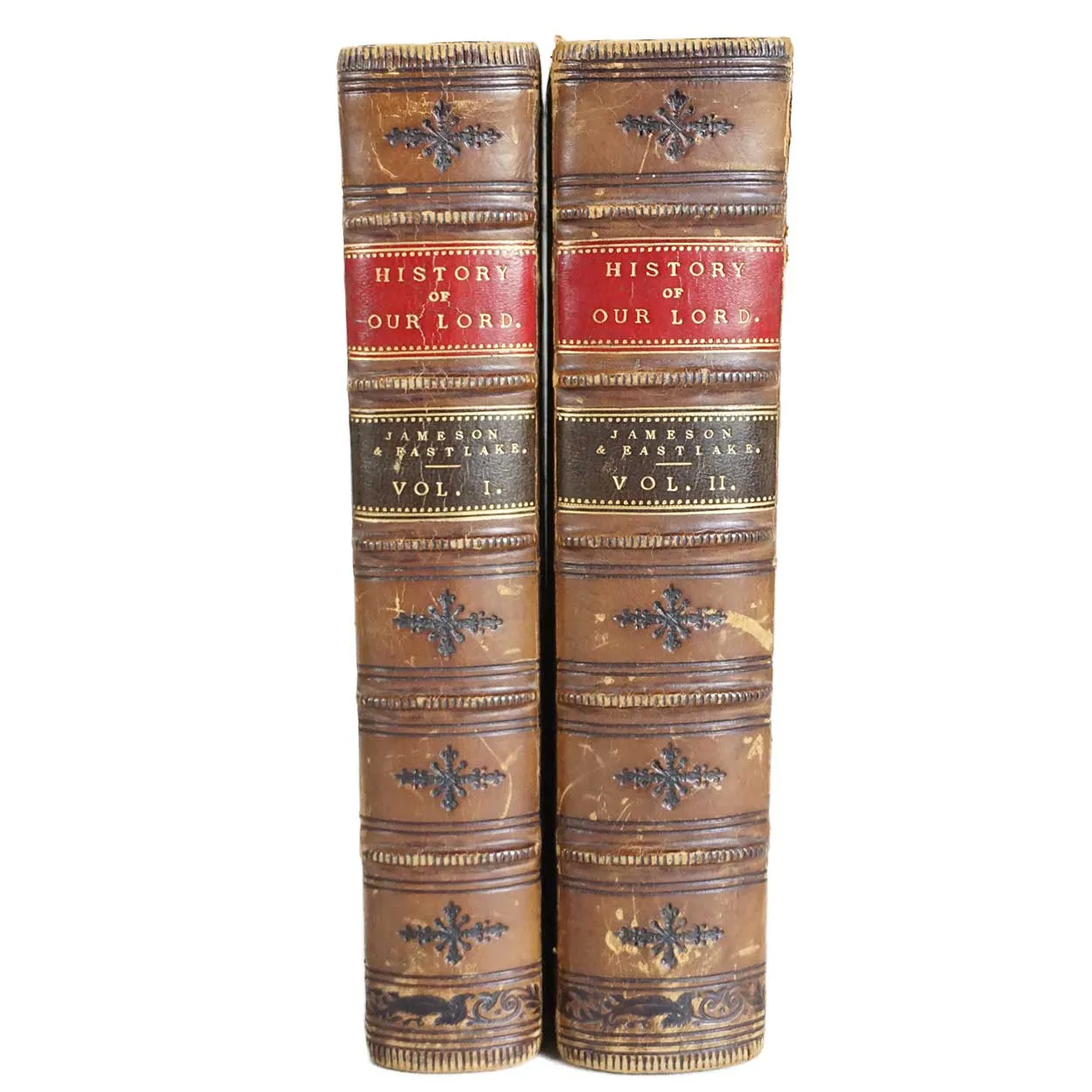 Set Two Books: The History of Our Lord by Anna Jameson & Lady Elizabeth Rigby Eastlake