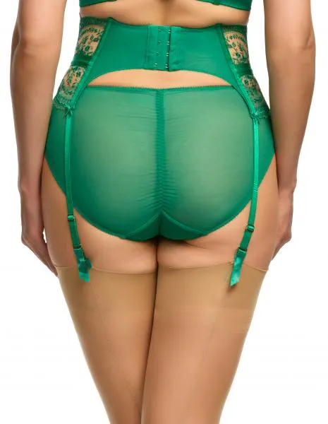 Severine Suspender - Emerald -