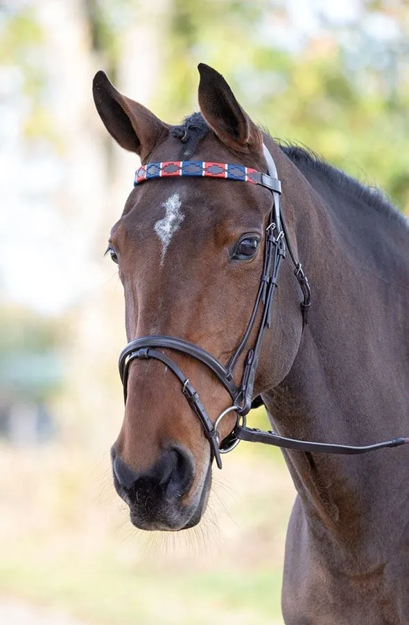 Shires Blenheim Leather Polo Browband