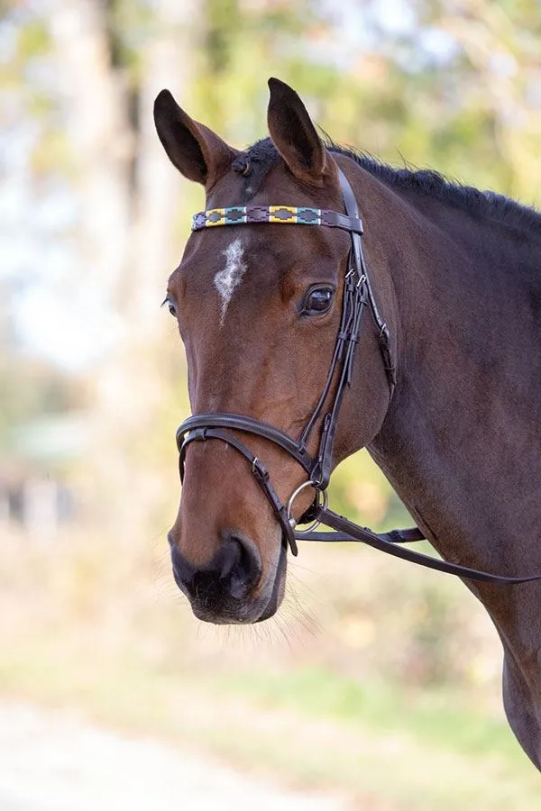 Shires Blenheim Leather Polo Browband