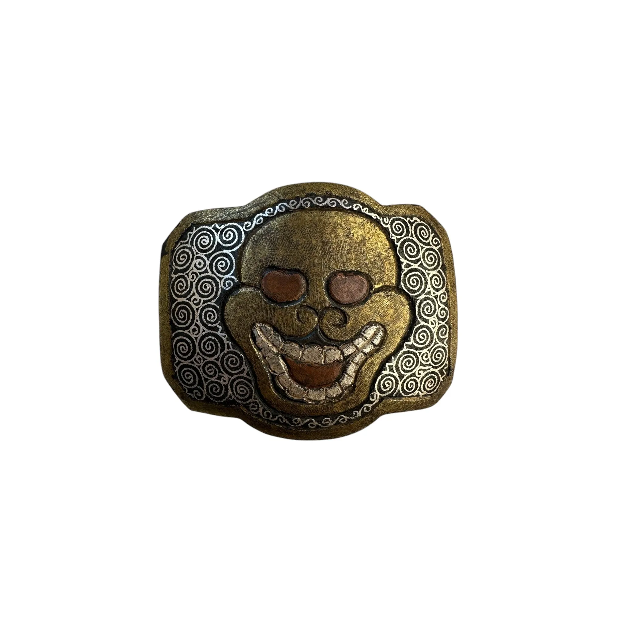 Skull belt buckle
