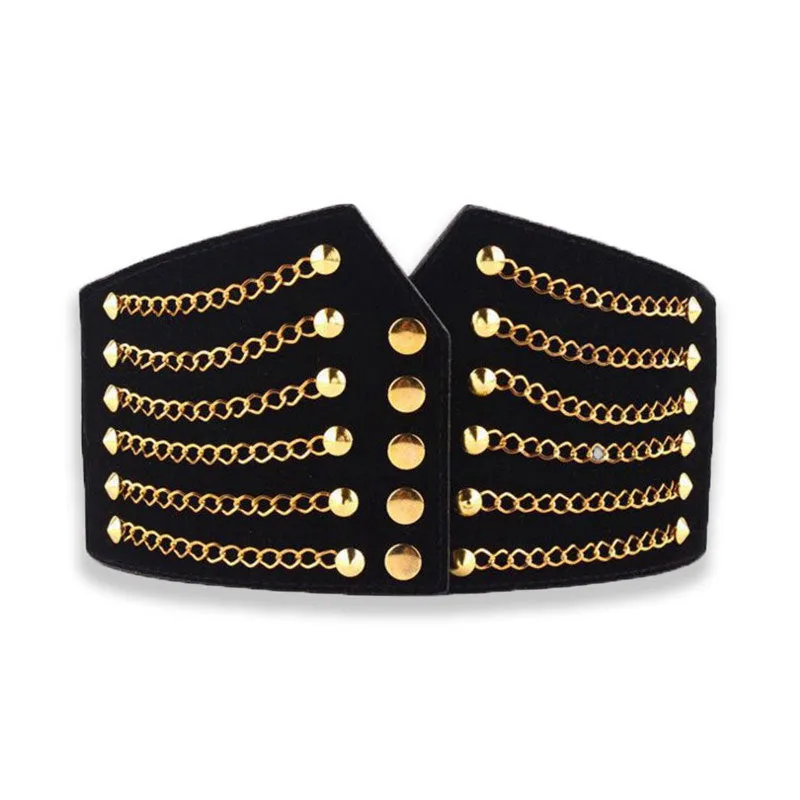 Slim Corset Cummerbunds Elastic Belts