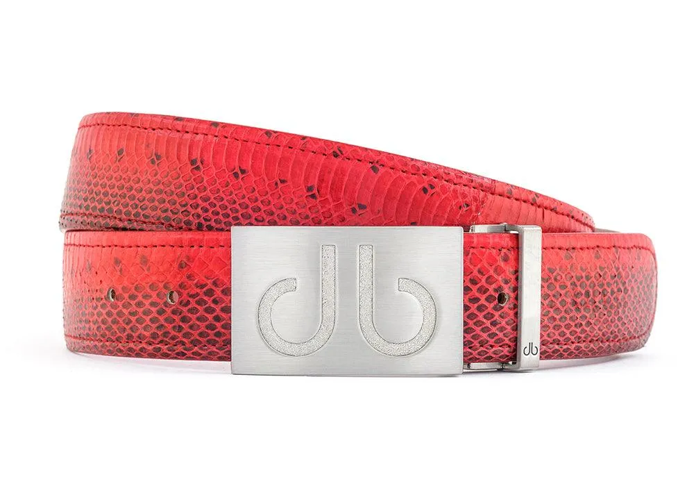 Snakeskin Leather Belts
