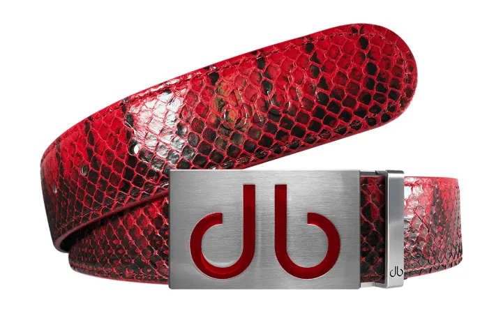 Snakeskin Leather Belts