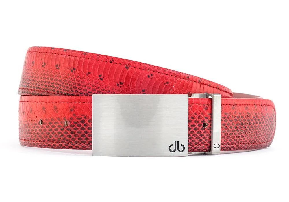 Snakeskin Leather Belts