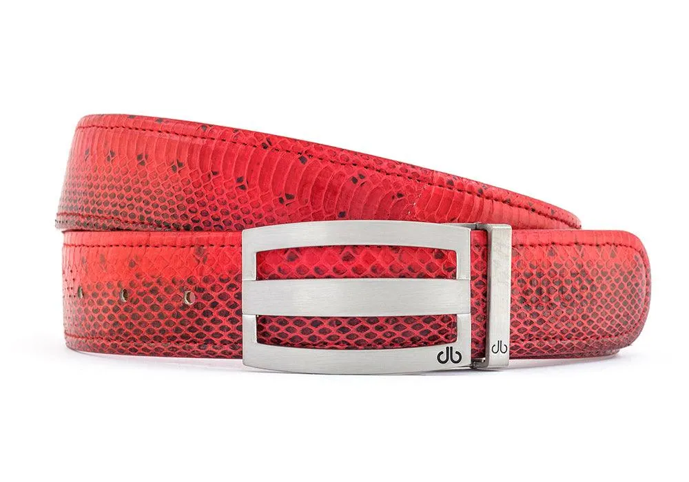Snakeskin Leather Belts