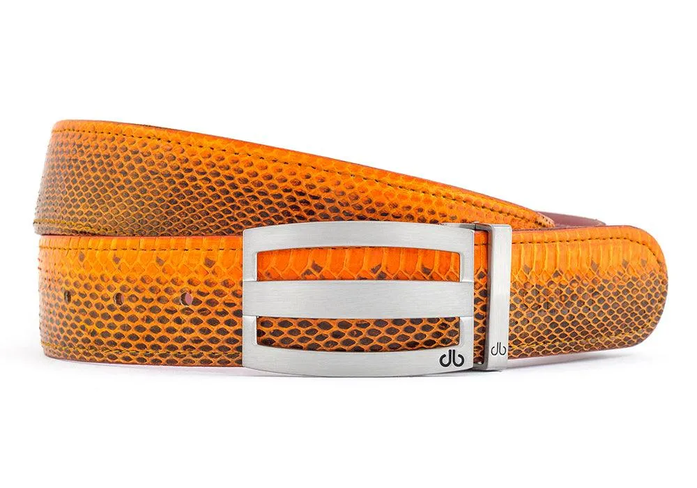 Snakeskin Leather Belts