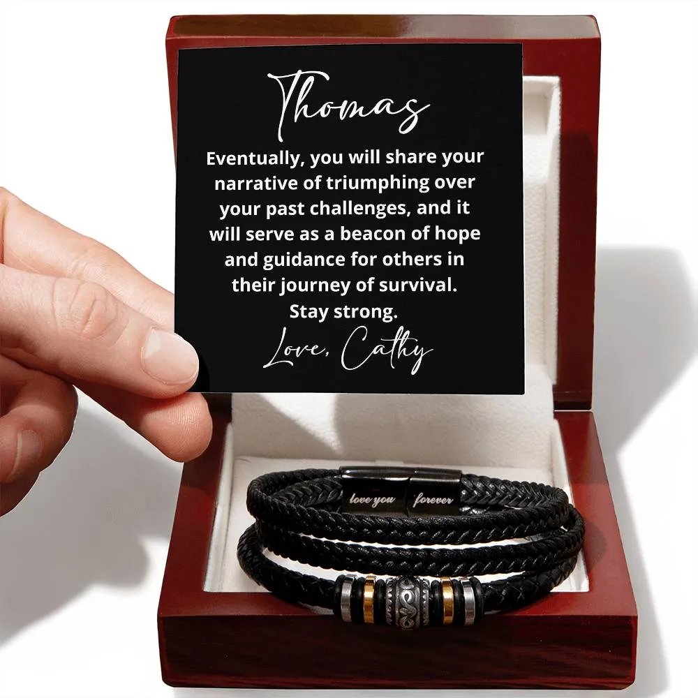 Sobriety Bracelet - Stay Strong