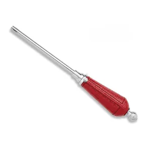 Social Light Oxford Soiree Collection Cayman Red Leather Decorative Lighter Butane Refillable