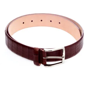 Sovereign Grade Medium Brown Crocodile Belt
